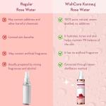 WishCare Natural Rose Water Spray for Skin & Hair