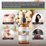 100% Pure Macadamia Nut Oil for Face and Hair