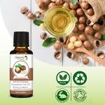 Pure Macadamia Nut Oil for Face, Hair, Skin