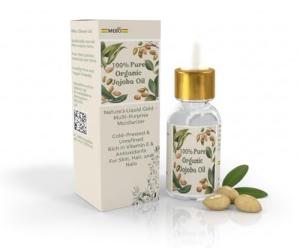 Pure Jojoba Oil for Skin, Hair, and Nails