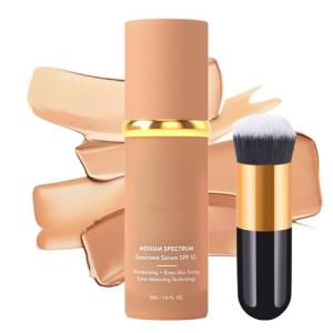 4-in-1 Biomimic Foundation with SPF 50+ and Brush
