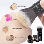 Retractable Kabuki Makeup Brush Set for Foundation