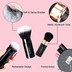Retractable Kabuki Makeup Brush Set for Foundation