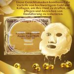 Gold Face Masks with Bio-Collagen for Anti-Aging