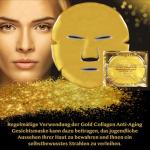 Gold Face Masks with Bio-Collagen for Anti-Aging