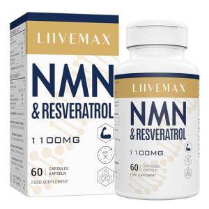 NAD+ & Trans-Resveratrol Anti-Aging Antioxidant Supplement