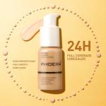PHOERA Matte Liquid Foundation - Full Coverage, 30ml