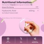 Triple Strength Hyaluronic Acid Capsules - 120 Vegan