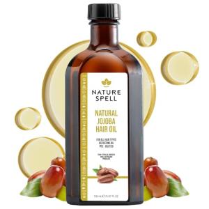 Nature Spell Jojoba Oil for Shine and Resilience