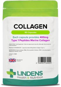 Marine Collagen Type 1 400mg Capsules for Skin