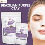 Natural Brazilian Purple Clay Powder for Anti-Aging