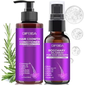 Rosemary Biotin Hair Growth Serum & Conditioner