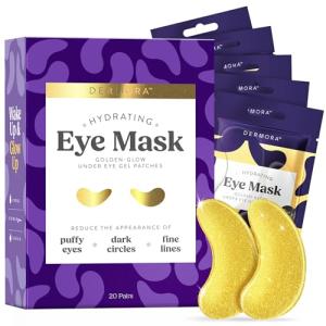 DERMORA 24K Gold Eye Mask for Puffiness