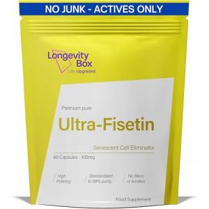 Fisetin 100mg - 60 Capsules for Anti-Aging