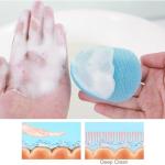 2Pcs Silicone Face Cleansing Brush Set