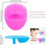 2Pcs Silicone Face Cleansing Brush Set
