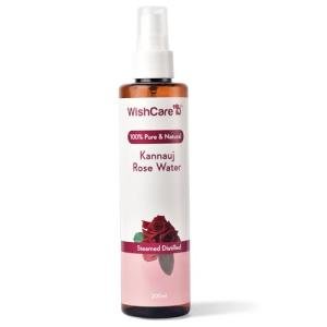 WishCare Natural Rose Water Spray for Skin & Hair