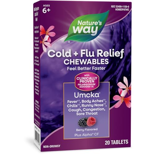 Non-Drowsy Berry Flavored Cold+Flu Chewables
