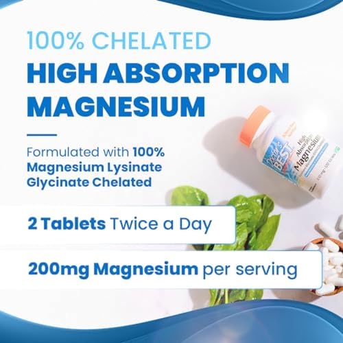 High Absorption Magnesium Chelate, Non-GMO, Vegan, 240 Count
