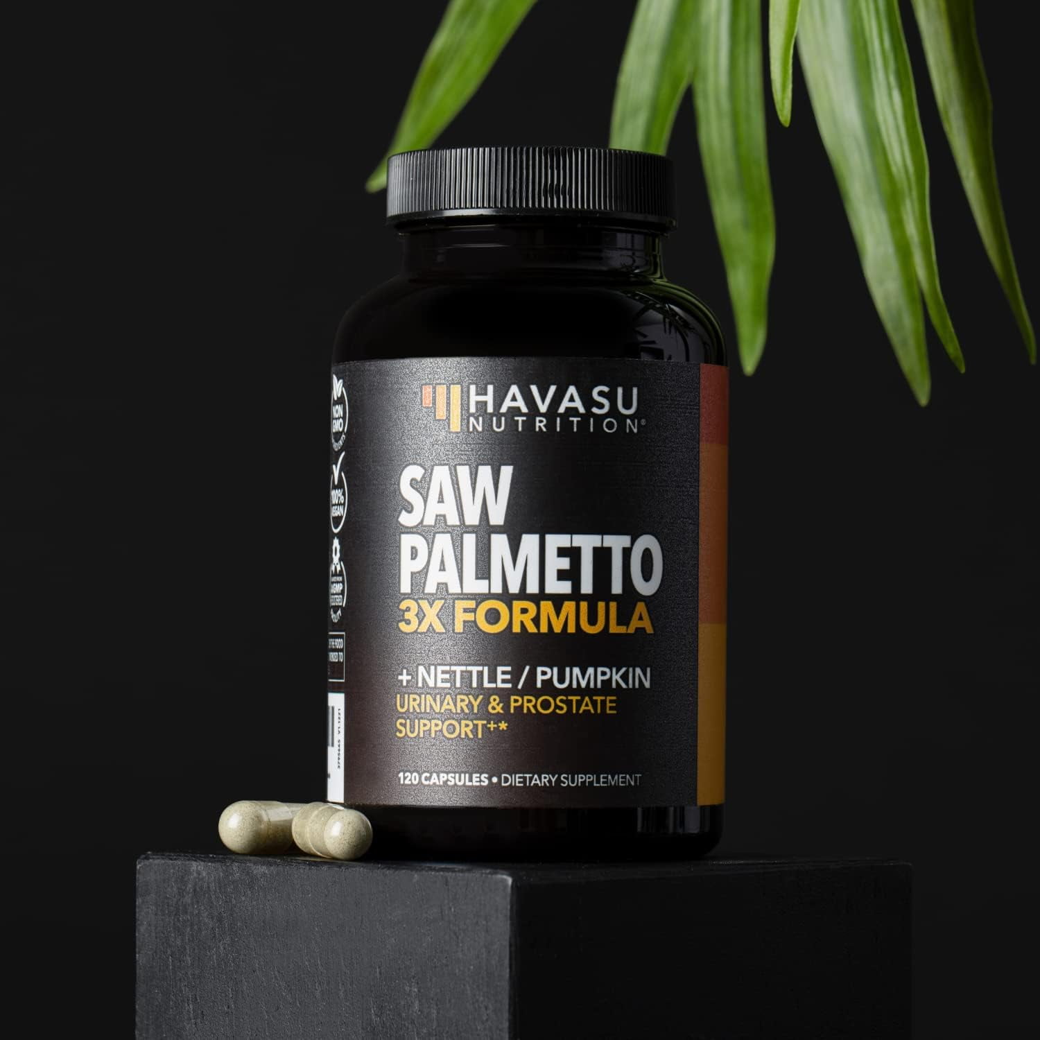 Potent Prostate Health Capsules with Saw Palmetto