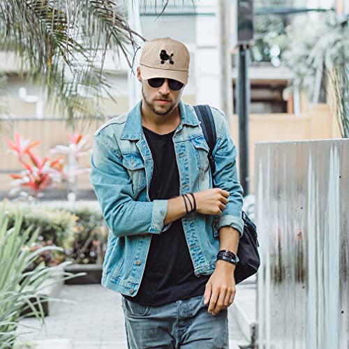 Poodle Black Embroidered Baseball Cap for Men & Women