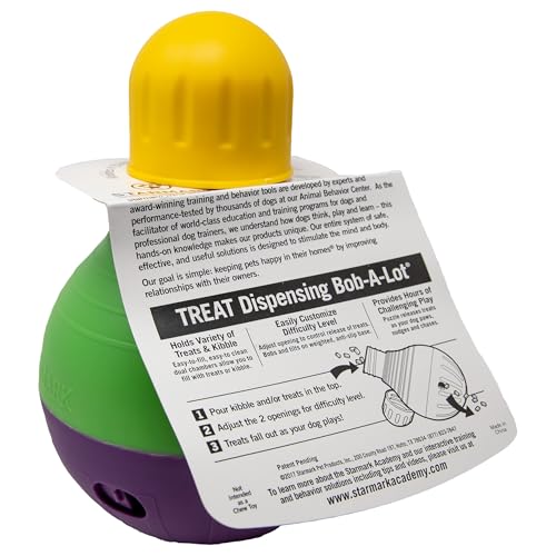 Large Interactive Poodle Dog Toy: Starmark Bob-A-Lot