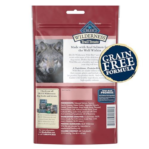 Poodle Dog Training Treats: Blue Buffalo Wilderness Salmon Bits
