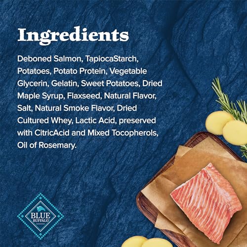 Poodle Dog Training Treats: Blue Buffalo Wilderness Salmon Bits