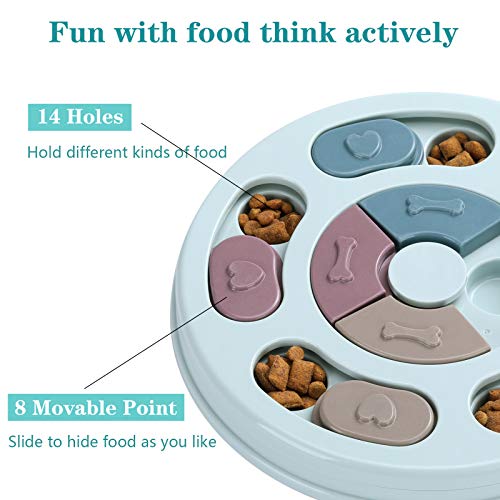 Poodle Dog Food Puzzle Feeder Toys - IQ Training