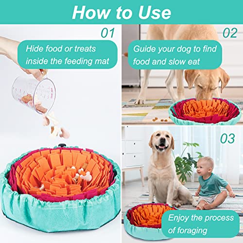 Adjustable Poodle Snuffle Mat: Encourages Natural Foraging Skills