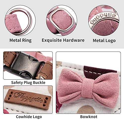 Purple Poodle Dog Harness with Adjustable Leash