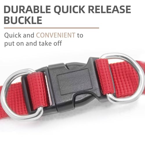 Red Plaid Dog Harness and Leash Set