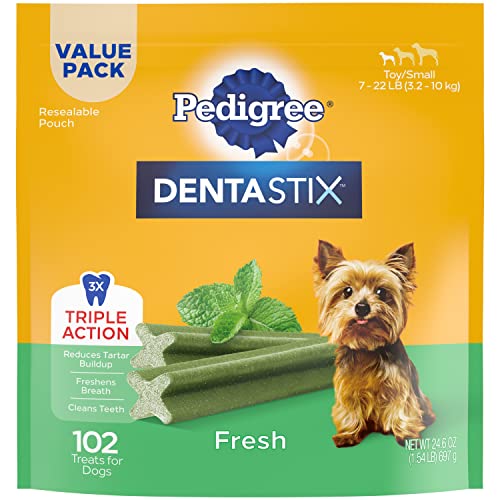 Dental Dog Treats for Toy/Small Poodles - Fresh Flavor, 1.54 lb