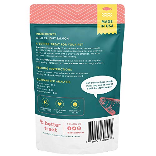 Premium Wild Caught Freeze Dried Salmon Dog Treats