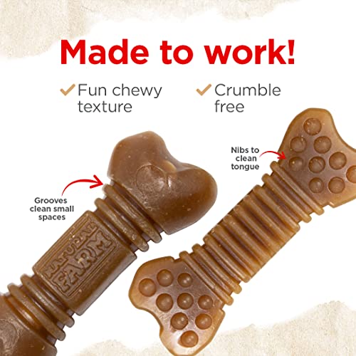 Poodle Dental Chew: Freshens Breath, Fights Plaque (12 Treats)