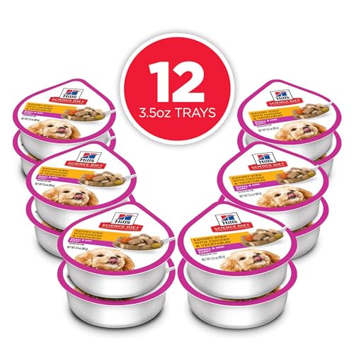 Poodle Puppy Wet Dog Food, Small Stew 12-Pack