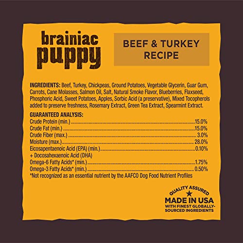 Poodle Puppy Soft Training Treats, Grain-Free, Beef & Turkey, 5oz