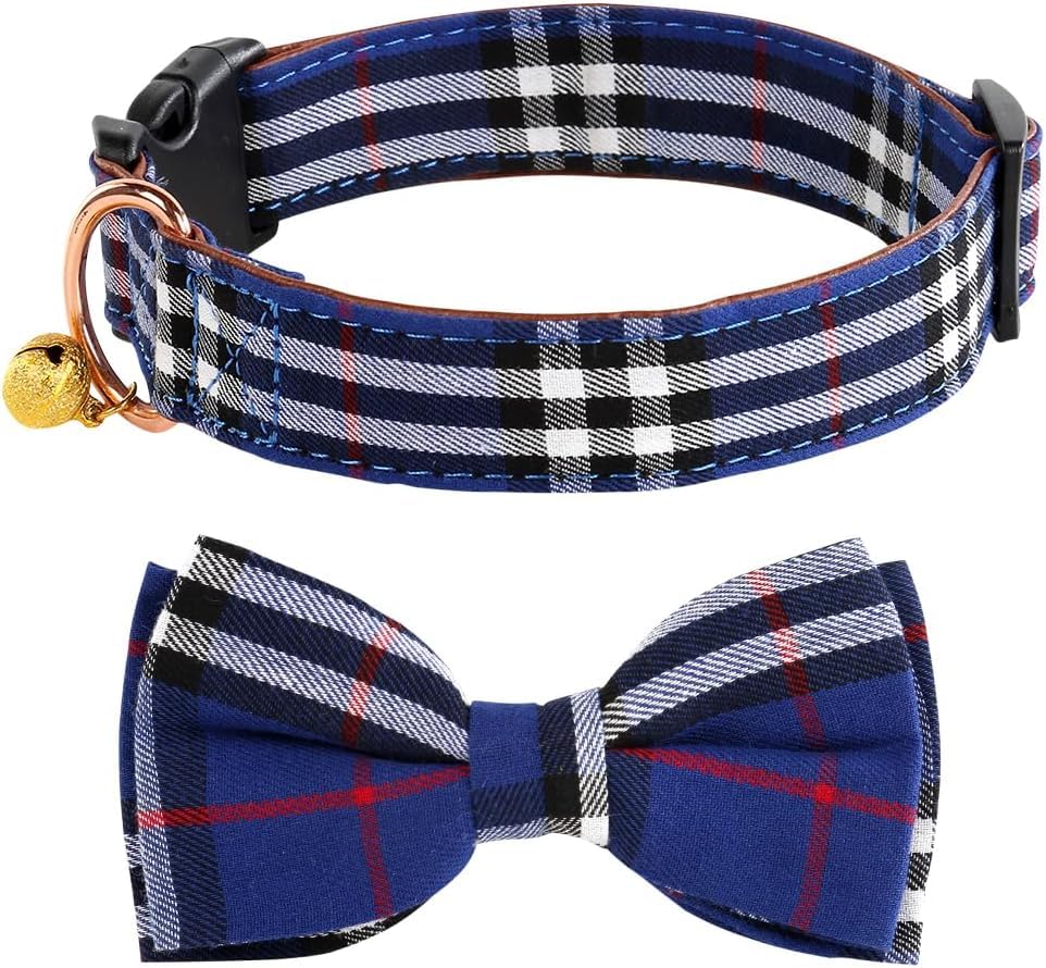 Yizepet Dog Collar: Stylish Adjustable Bow Tie for Poodles