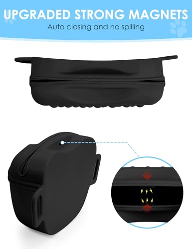 Gobeigo Poodle Dog Treat Pouch with Clicker