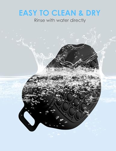 Gobeigo Poodle Dog Treat Pouch with Clicker