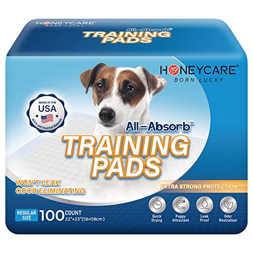 Large Poodle Training Pads: Ultra-Absorbent, Odor Eliminating, 100 Count