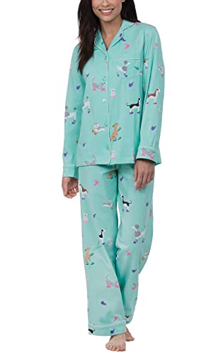 Poodle Dog Pajamas - Women's Soft Cotton Pajamas