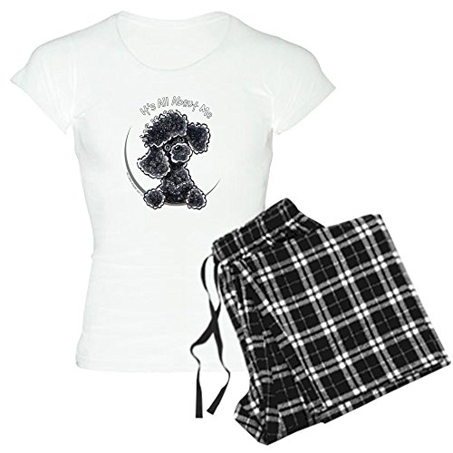 Black Poodle IAAM Light Women's Cotton Pajama Set