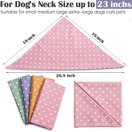 Cute Dog Bandanas - Soft Cotton Scarfs for Poodles