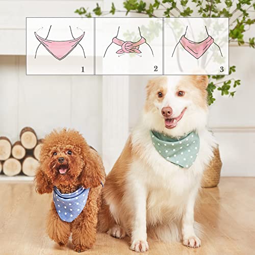 Cute Dog Bandanas - Soft Cotton Scarfs for Poodles