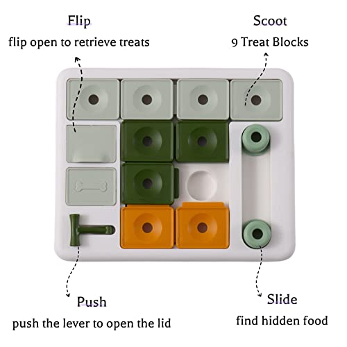 Interactive Poodle Puzzle Toy for Smart Dogs