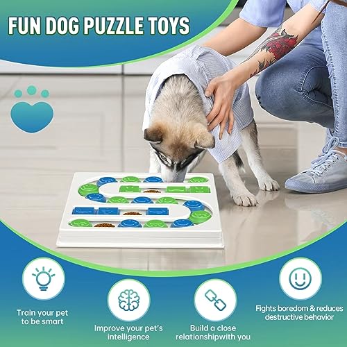 Poodle Dog Puzzle Feeder Toys - Mental Enrichment