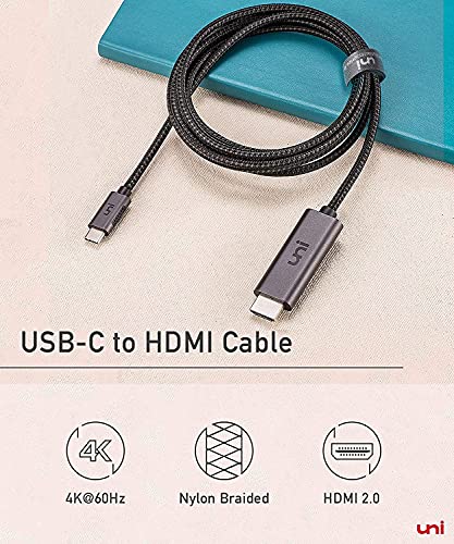 6ft USB-C to HDMI Cable for 4K@60Hz Devices