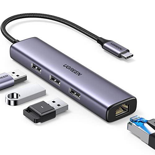 4-in-1 USB-C Hub with Ethernet & USB