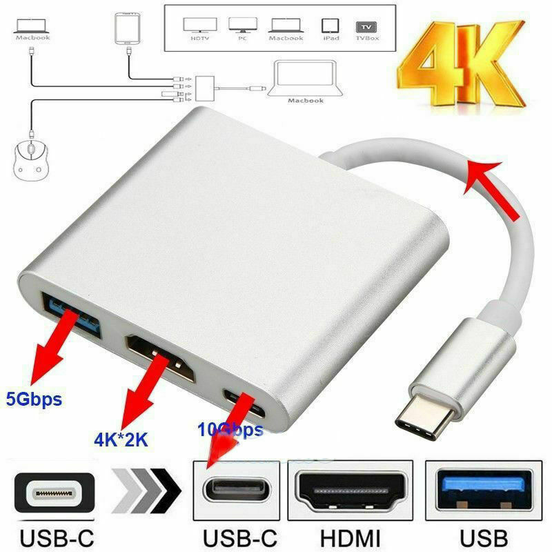 USB-C to HDMI Adapter for Phone/Tablet/HDTV